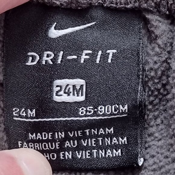 Nike Toddler Jogger Track Pants 24 Months, Nice Condition! Dark Grey - Picture 3 of 6